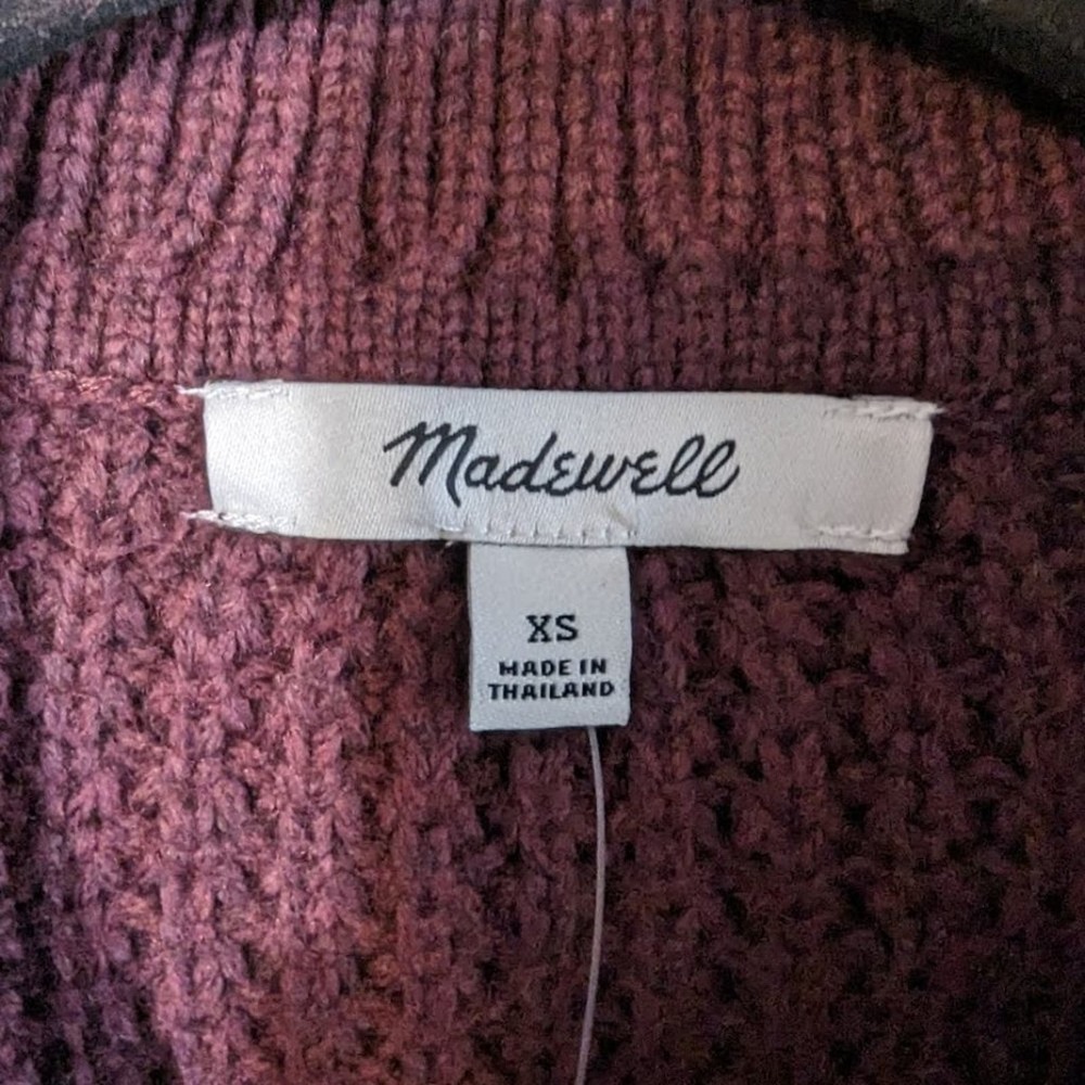 Madewell Waffle-Knit Henley Sweater - Picture 6 of 6